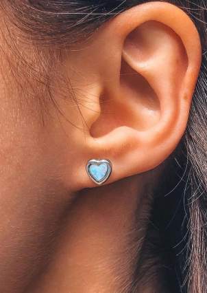 Opal earrings Silver 925° (rhodium) sk2opg/1016
