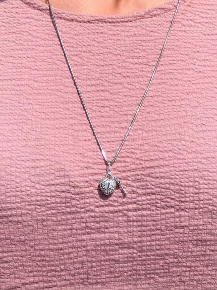 Pendant cubic zirconia Silver 925° (rhodium) p2f/070