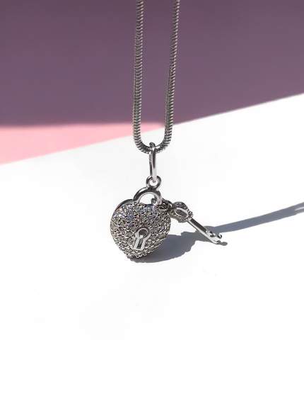 Pendant cubic zirconia Silver 925° (rhodium) p2f/070