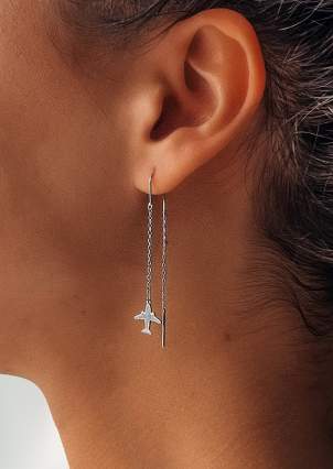 Earrings Silver 925° (rhodium) s2/1368