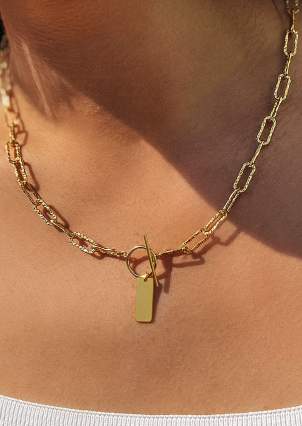 Necklace without inserts Silver 925° (gold-plated) 956331