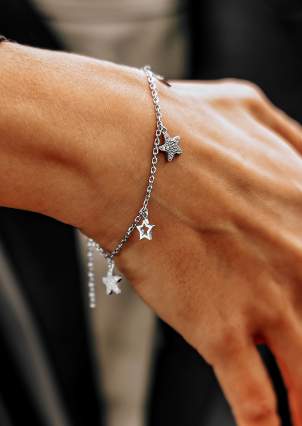 Sapphire bracelet Silver 925° (rhodium) 75181