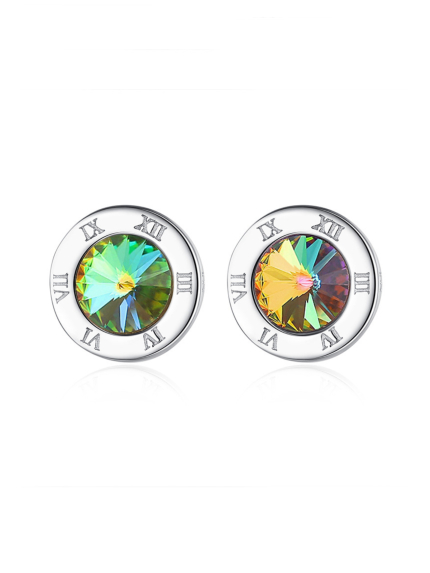 Срібні пусети зі Swarovski Zirconia