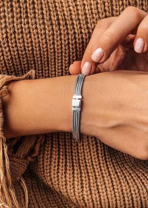 Bracelet without inserts Silver 925° (rhodium) rs208414