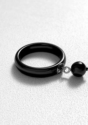 Ring Ceramics without inserts silver 925/ jewelry ceramics c1128h