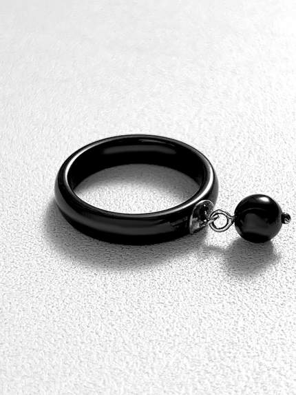 Ring Ceramics without inserts silver 925/ jewelry ceramics c1128h
