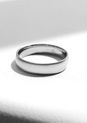 Ring without inserts Silver 925° (rhodium) 4611110-5