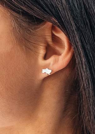 Earrings without inserts Silver 925° (rhodium) 126710