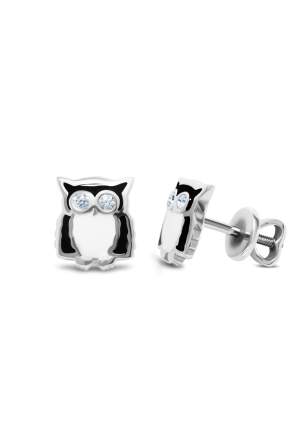 Enamel earrings Silver 925° (rhodium) 2813