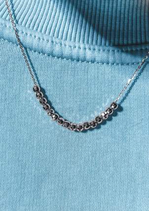 Necklace without inserts Silver 925° (rhodium) APN14P