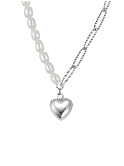 Pearl necklace Silver 925° (rhodium) 957903