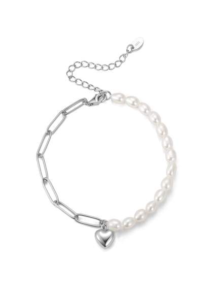 Pearl bracelet Silver 925° (rhodium) 957904