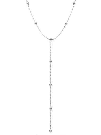 Necklace without inserts Silver 925° (rhodium) 957912