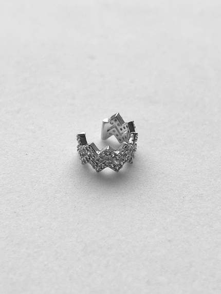 Cyanite earrings Silver 925° (rhodium) 520927