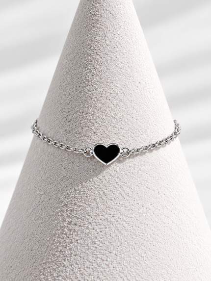 Enamel bracelet Silver 925° (rhodium) 132010
