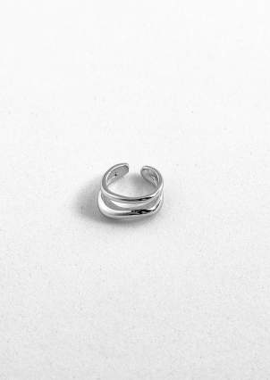 Earrings without inserts Silver 925° (rhodium) 957994