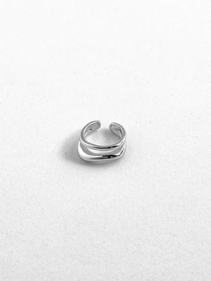 Earrings without inserts Silver 925° (rhodium) 957994