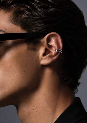 Earrings without inserts Silver 925° (rhodium) 957994