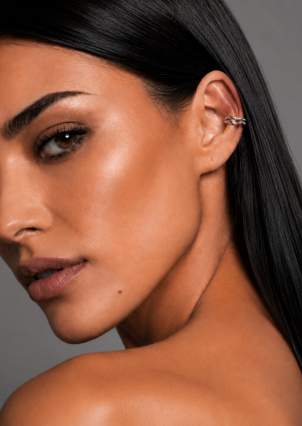 Earrings without inserts Silver 925° (rhodium) 957994