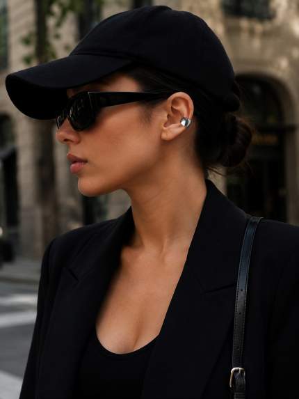 Earrings without inserts Silver 925° (rhodium) 957995