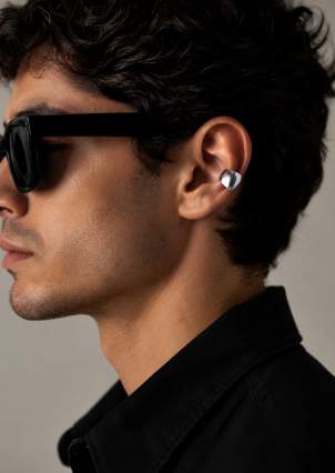 Earrings without inserts Silver 925° (rhodium) 957995