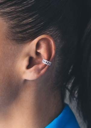 Cyanite earrings Silver 925° (rhodium) 957996
