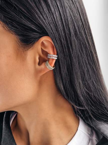 Cyanite earrings Silver 925° (rhodium) GSE682P