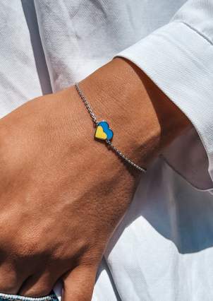 Enamel bracelet Silver 925° (rhodium) 125810