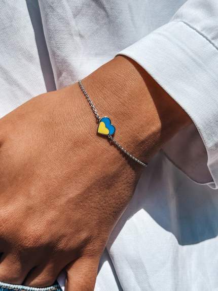 Enamel bracelet Silver 925° (rhodium) 125810