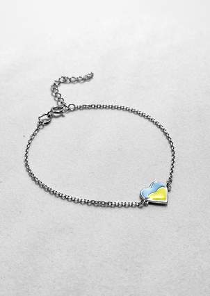 Enamel bracelet Silver 925° (rhodium) 125810