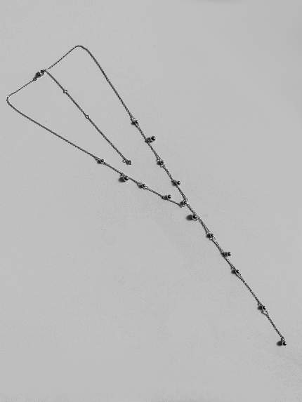 Naszyjnik bez wkładek Srebro 925° (rod) 978491