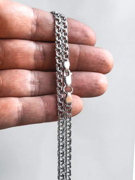 Ланцюг Срібло 925° (оксидоване) 101055