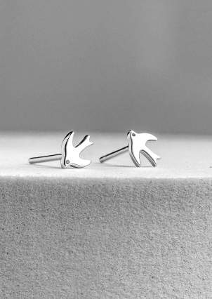 Earrings without inserts Silver 925° (rhodium) 978625
