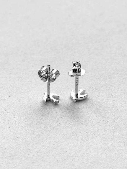 Earrings without inserts Silver 925° (rhodium) 978625