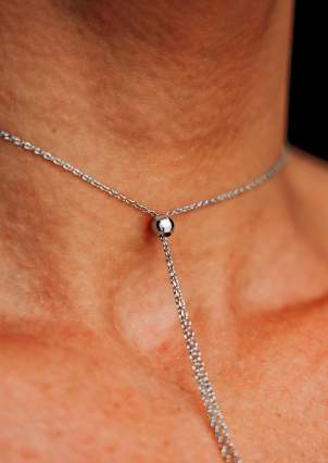 Necklace without inserts Silver 925° (rhodium) 9781361