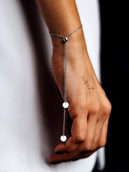Bracelet without inserts Silver 925° (rhodium) 9781361