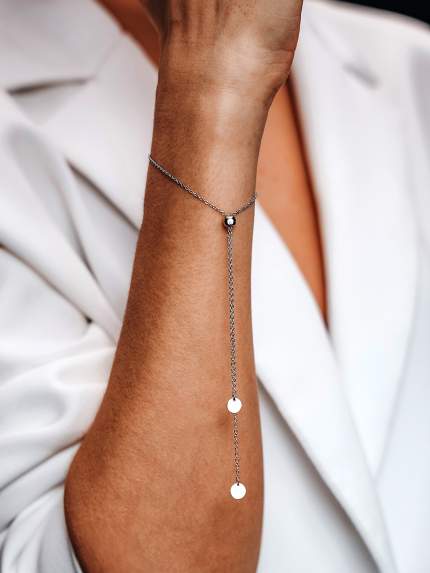 Bracelet without inserts Silver 925° (rhodium) 9781361
