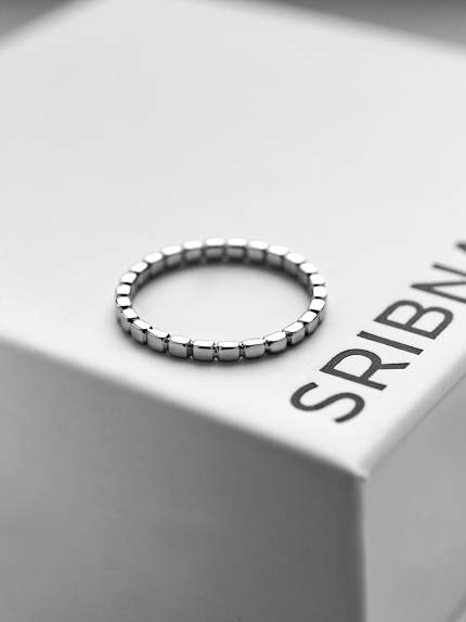 Ring without inserts Silver 925° (rhodium) 9781042