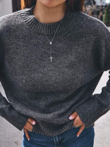 Necklace without inserts Silver 925° (rhodium) 981941
