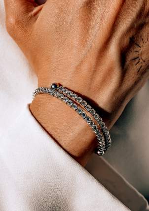 Bracelet cubic zirconia Silver 925° (rhodium) 981945